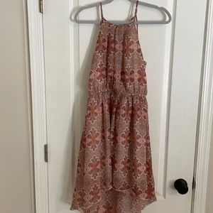 No boundaries hi-lo dress large multi color